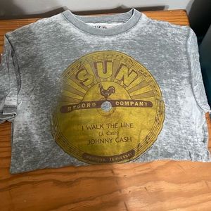 Sun records distressed tee
